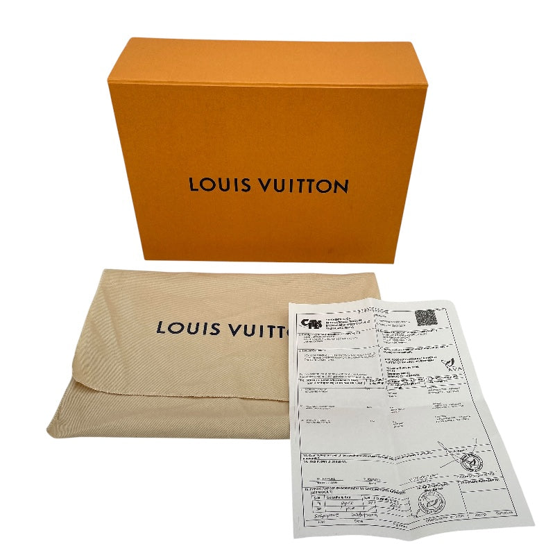 ルイ・ヴィトン LOUIS VUITTON サン・プラシード N90234 ブラウン モノグラム/パイソン レディース ショルダーバッグ