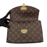 ルイ・ヴィトン LOUIS VUITTON サン・プラシード N90234 ブラウン モノグラム/パイソン レディース ショルダーバッグ