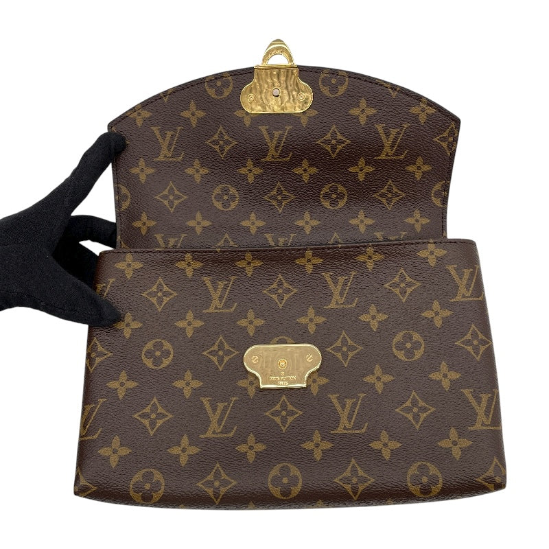 ルイ・ヴィトン LOUIS VUITTON サン・プラシード N90234 ブラウン モノグラム/パイソン レディース ショルダーバッグ
