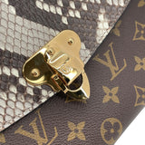 ルイ・ヴィトン LOUIS VUITTON サン・プラシード N90234 ブラウン モノグラム/パイソン レディース ショルダーバッグ