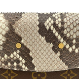 ルイ・ヴィトン LOUIS VUITTON サン・プラシード N90234 ブラウン モノグラム/パイソン レディース ショルダーバッグ