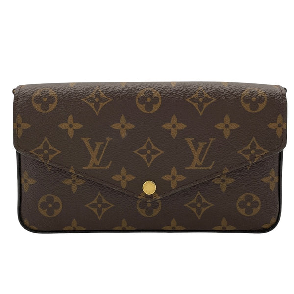 ルイ・ヴィトン LOUIS VUITTON ポシェット・フェリシー M61276 ブラウン モノグラム・フューシャ レディース ショルダーバッグ
