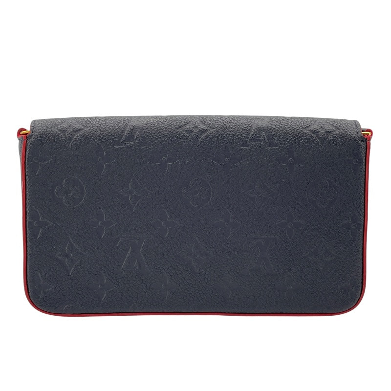 ルイ・ヴィトン LOUIS VUITTON ポシェット・フェリシー M64099 ブルーマリーヌ モノグラム・アンプラント レディース ショルダーバッグ
