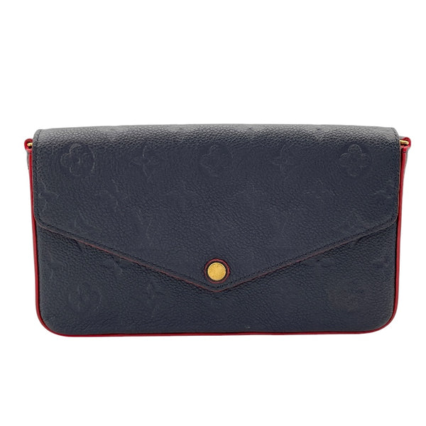 ルイ・ヴィトン LOUIS VUITTON ポシェット・フェリシー M64099 ブルーマリーヌ モノグラム・アンプラント レディース ショルダーバッグ