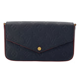 ルイ・ヴィトン LOUIS VUITTON ポシェット・フェリシー M64099 ブルーマリーヌ モノグラム・アンプラント レディース ショルダーバッグ