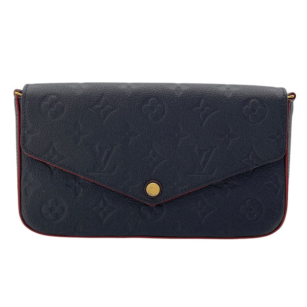 ルイ・ヴィトン LOUIS VUITTON ポシェット・フェリシー M64099 ブルーマリーヌ モノグラム・アンプラント レディース ショルダーバッグ