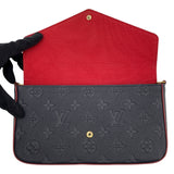 ルイ・ヴィトン LOUIS VUITTON ポシェット・フェリシー M64099 ブルーマリーヌ モノグラム・アンプラント レディース ショルダーバッグ