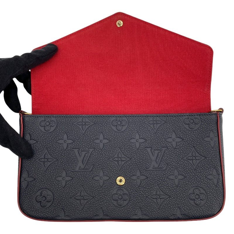 ルイ・ヴィトン LOUIS VUITTON ポシェット・フェリシー M64099 ブルーマリーヌ モノグラム・アンプラント レディース ショルダーバッグ