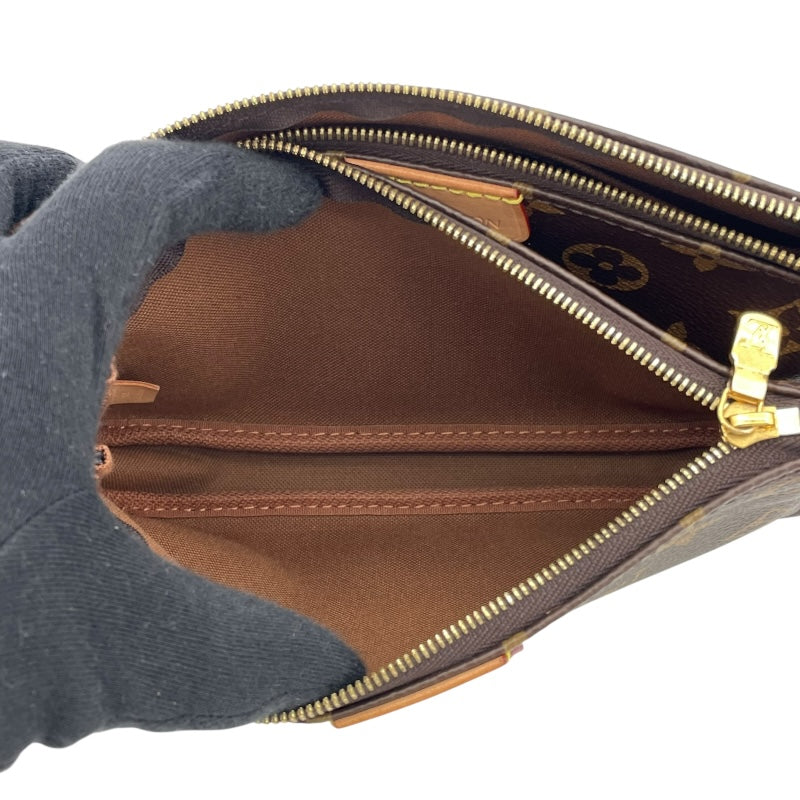 ルイ・ヴィトン LOUIS VUITTON ミュルティ･ポシェット･アクセソワール M44840 ブラウンxローズクレール モノグラムキャンバス レディース ショルダーバッグ
