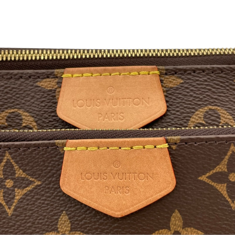 ルイ・ヴィトン LOUIS VUITTON ミュルティ･ポシェット･アクセソワール M44840 ブラウンxローズクレール モノグラムキャンバス レディース ショルダーバッグ