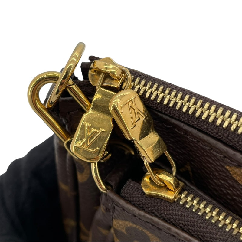 ルイ・ヴィトン LOUIS VUITTON ミュルティ･ポシェット･アクセソワール M44840 ブラウンxローズクレール モノグラムキャンバス レディース ショルダーバッグ