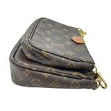 ルイ・ヴィトン LOUIS VUITTON ミュルティ･ポシェット･アクセソワール M44840 ブラウンxローズクレール モノグラムキャンバス レディース ショルダーバッグ