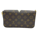 ルイ・ヴィトン LOUIS VUITTON ポシェット・フェリーチェ M62415 ブラウン モノグラムキャンバス　 メンズ ショルダーバッグ