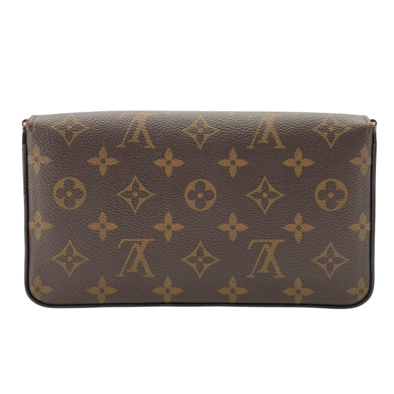 LOUIS VUITTON ルイヴィトン M61276 2way チェーンショルダー ポシェットフェリシー モノグラム レザー ショルダーバッグ ブラウン レディース ルイ・ヴィトン LOUIS VUITTON ポシェット・フェリシー M61276