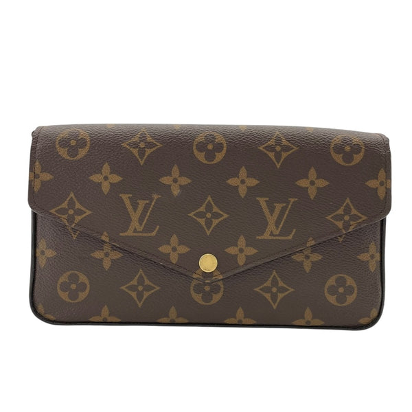 ルイ・ヴィトン LOUIS VUITTON ポシェット・フェリシー M61276 ブラウン モノグラム・フューシャ レディース ショルダーバッグ