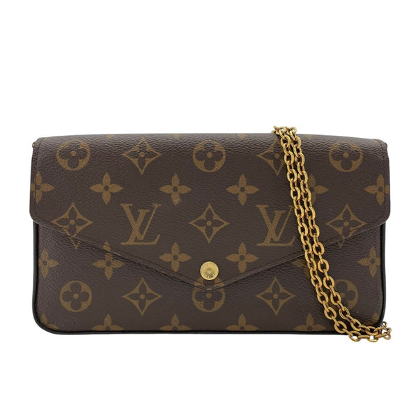 ルイ・ヴィトン LOUIS VUITTON ポシェット・フェリシー M61276 ブラウン モノグラム・フューシャ レディース ショルダーバッグ