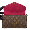 ルイ・ヴィトン LOUIS VUITTON ポシェット・フェリシー M61276 ブラウン モノグラム・フューシャ レディース ショルダーバッグ