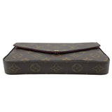 ルイ・ヴィトン LOUIS VUITTON ポシェット・フェリシー M61276 ブラウン モノグラム・フューシャ レディース ショルダーバッグ