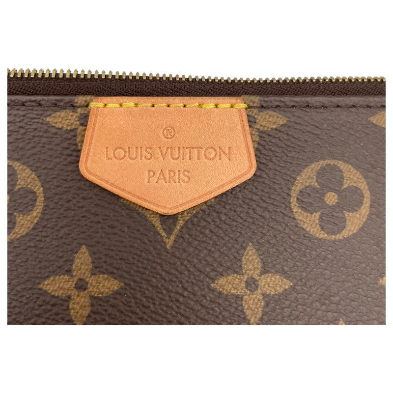 ルイ・ヴィトン LOUIS VUITTON ミュルティ･ポシェット･アクセソワール M44813 ブラウン/カーキ モノグラム レディース ショルダーバッグ