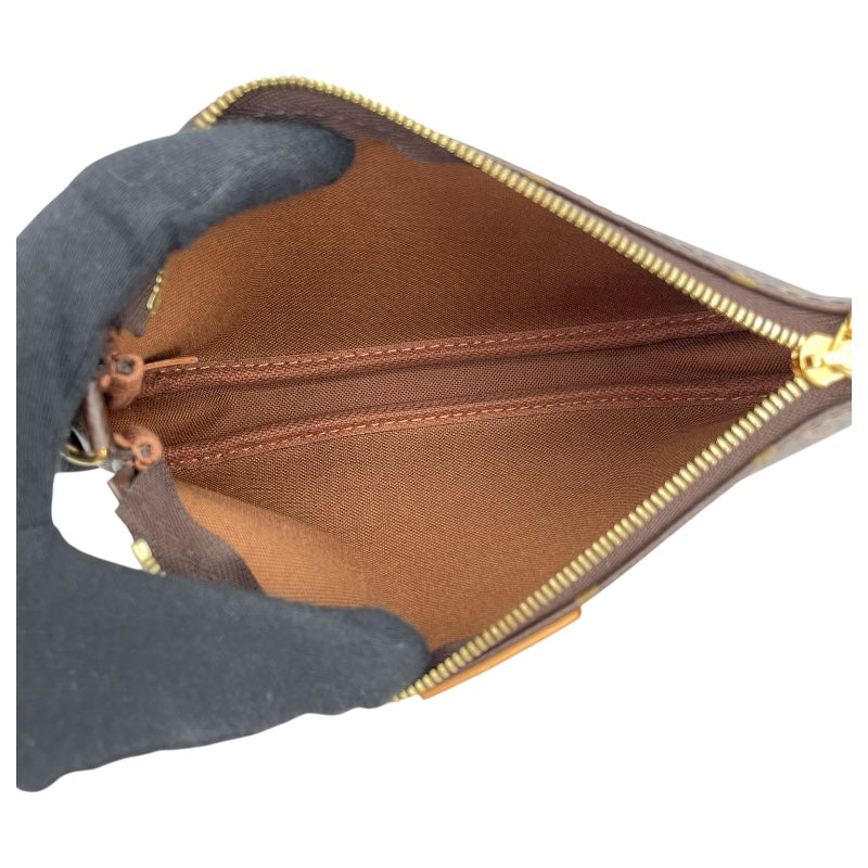 ルイ・ヴィトン LOUIS VUITTON ミュルティ･ポシェット･アクセソワール M44813 ブラウン/カーキ モノグラム レディース ショルダーバッグ