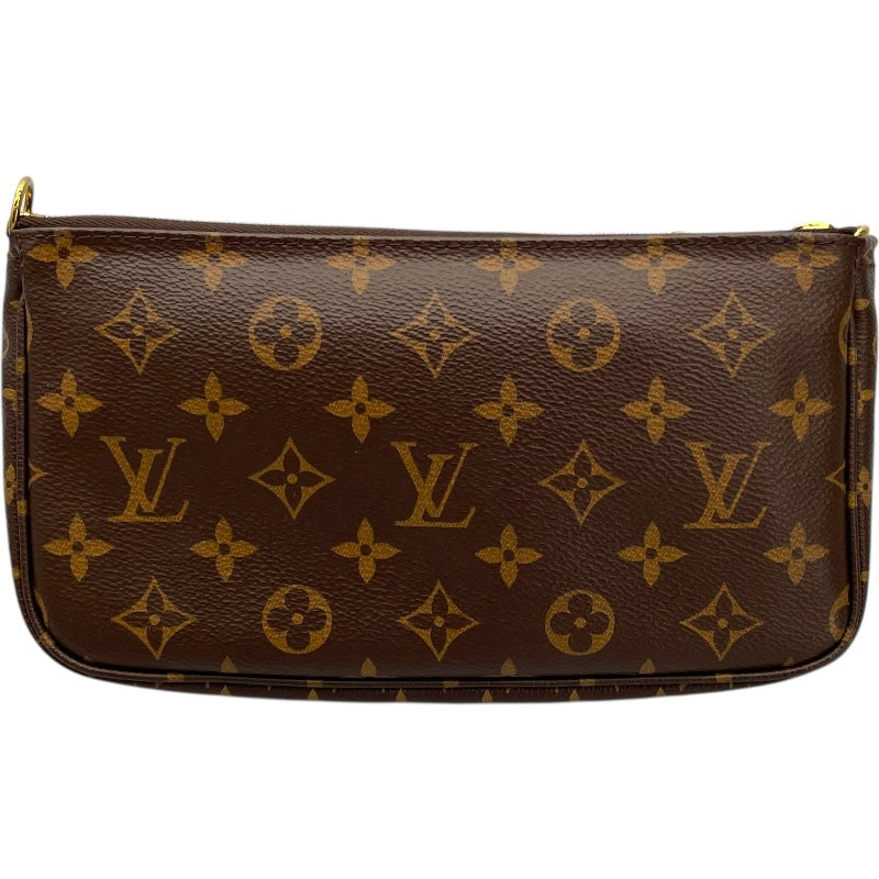 ルイ・ヴィトン LOUIS VUITTON ミュルティ･ポシェット･アクセソワール M44813 ブラウン/カーキ モノグラム ユニセックス ショルダーバッグ