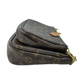 ルイ・ヴィトン LOUIS VUITTON ミュルティ･ポシェット･アクセソワール M44813 ブラウンxカーキ モノグラムキャンバス レディース ショルダーバッグ