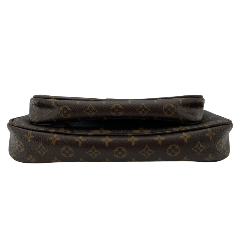 ルイ・ヴィトン LOUIS VUITTON ミュルティ･ポシェット･アクセソワール M44813 ブラウンxカーキ モノグラムキャンバス レディース ショルダーバッグ
