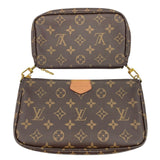 ルイ・ヴィトン LOUIS VUITTON ミュルティ･ポシェット･アクセソワール M44813 ブラウンxカーキ モノグラムキャンバス レディース ショルダーバッグ