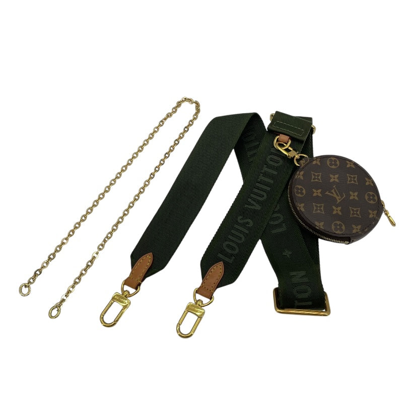 ルイ・ヴィトン LOUIS VUITTON ミュルティ･ポシェット･アクセソワール M44813 ブラウンxカーキ モノグラムキャンバス レディース ショルダーバッグ