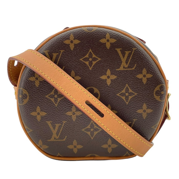 ルイ・ヴィトン LOUIS VUITTON ボワット・シャポー・スープルPM M45578 ブラウン モノグラムキャンバス レディース ショルダーバッグ