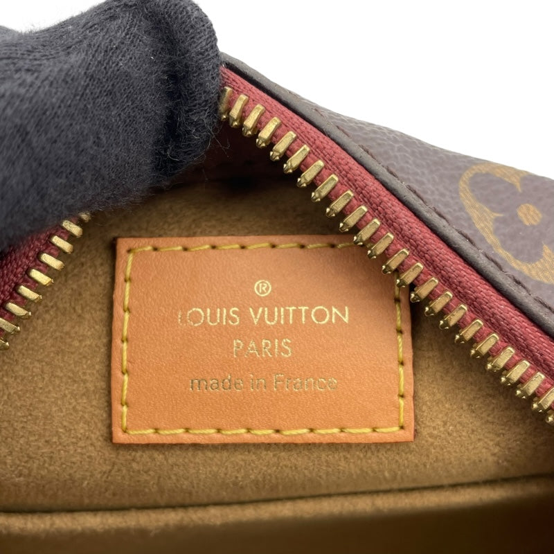 ルイ・ヴィトン LOUIS VUITTON ボワット・シャポー・スープルPM M45578 ブラウン モノグラムキャンバス レディース ショルダーバッグ