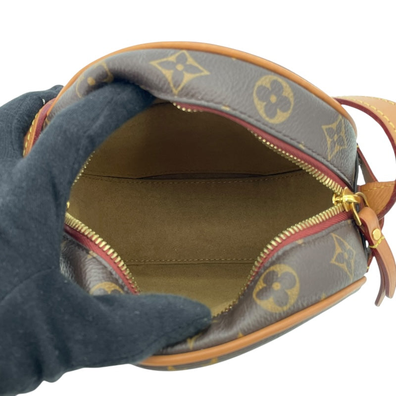 ルイ・ヴィトン LOUIS VUITTON ボワット・シャポー・スープルPM M45578 ブラウン モノグラムキャンバス レディース ショルダーバッグ