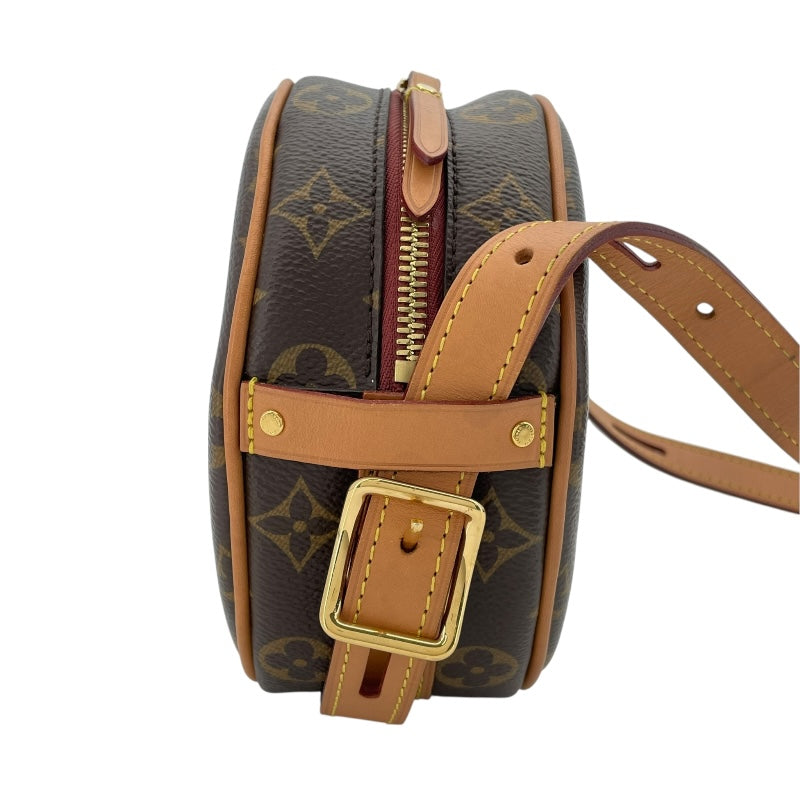 ルイ・ヴィトン LOUIS VUITTON ボワット・シャポー・スープルPM M45578 ブラウン モノグラムキャンバス レディース ショルダーバッグ