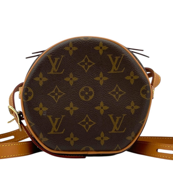 ルイ・ヴィトン LOUIS VUITTON ボワット・シャポースープルPM M45578 ブラウン モノグラム レディース ショルダーバッグ