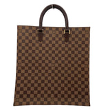 ルイ・ヴィトン LOUIS VUITTON サック・プラ M51140 ブラウン ダミエ・エベヌ ユニセックス ハンドバッグ