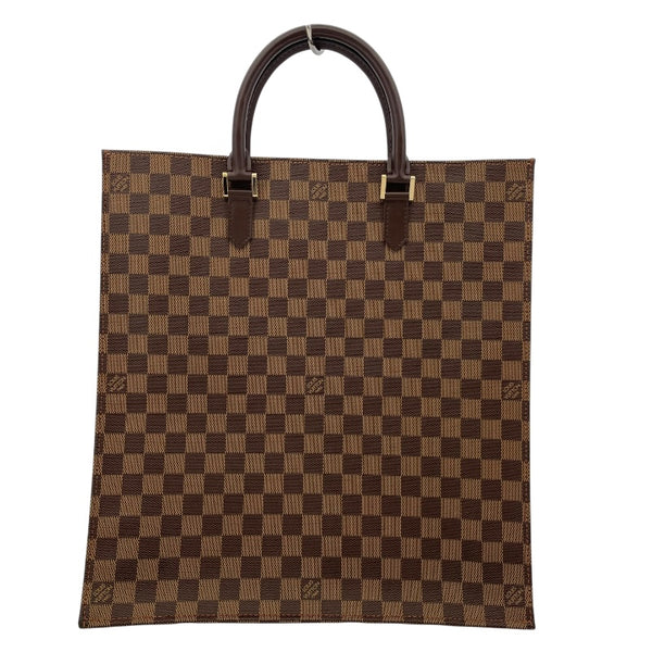 ルイ・ヴィトン LOUIS VUITTON サック・プラ M51140 ブラウン ダミエ・エベヌ ユニセックス ハンドバッグ