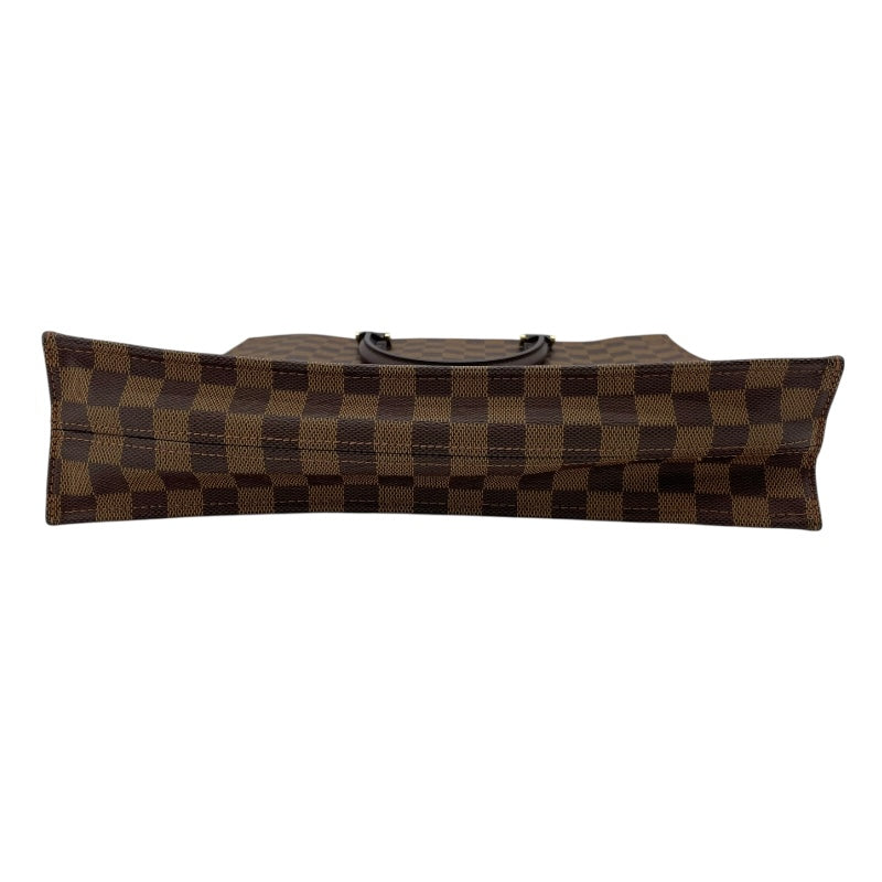 ルイ・ヴィトン LOUIS VUITTON サック・プラ M51140 ブラウン ダミエ・エベヌ ユニセックス ハンドバッグ