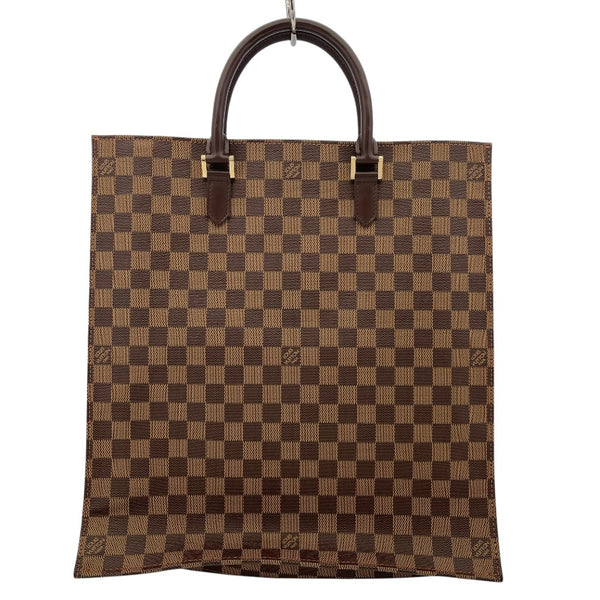 ルイ・ヴィトン LOUIS VUITTON サック・プラ M51140 ブラウン ダミエ・エベヌ ユニセックス ハンドバッグ