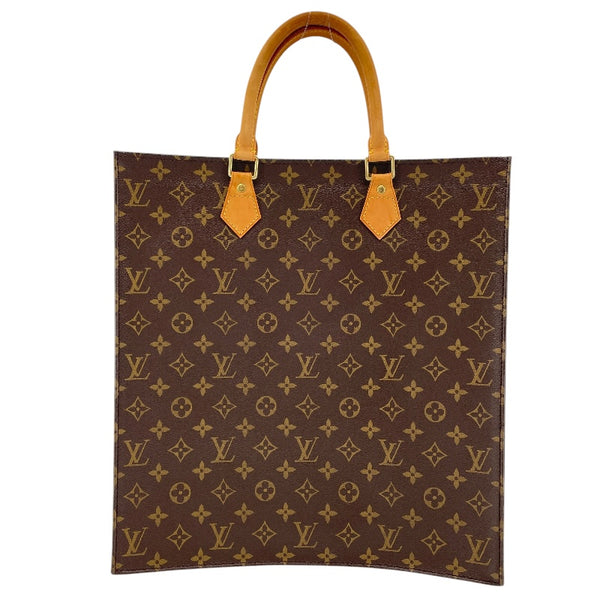 ルイ・ヴィトン LOUIS VUITTON サック・プラ M51140 ブラウン モノグラム・キャンバス ユニセックス ハンドバッグ