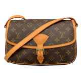 ルイ・ヴィトン LOUIS VUITTON ソローニュ M42250 ブラウン モノグラム・キャンバス レディース ショルダーバッグ