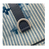 ルイ・ヴィトン LOUIS VUITTON アウトドア ポシェット ウォーターカラー M80462 ブルー ネイビー キャンパス/レザー ユニセックス ボディバッグ