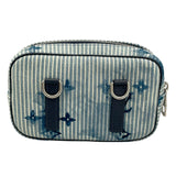 ルイ・ヴィトン LOUIS VUITTON アウトドア ポシェット ウォーターカラー M80462 ブルー ネイビー キャンパス/レザー ユニセックス ボディバッグ