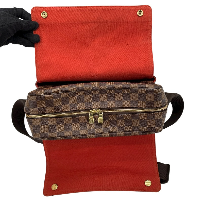 ルイ・ヴィトン LOUIS VUITTON ナヴィグリオ N45255 ブラウン ダミエ・エベヌ レディース ショルダーバッグ