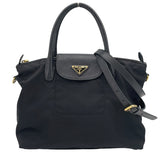 プラダ PRADA ハンドバッグ ブラック ナイロン レディース ハンドバッグ