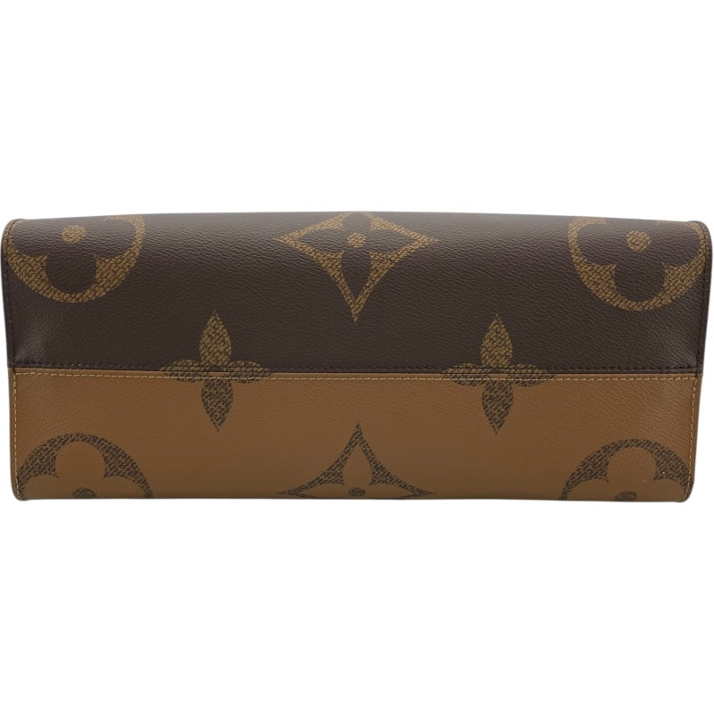ルイ・ヴィトン LOUIS VUITTON オンザゴーMM M45321 ブラウン モノグラムキャンバス･リバースキャンバス レディース トートバッグ