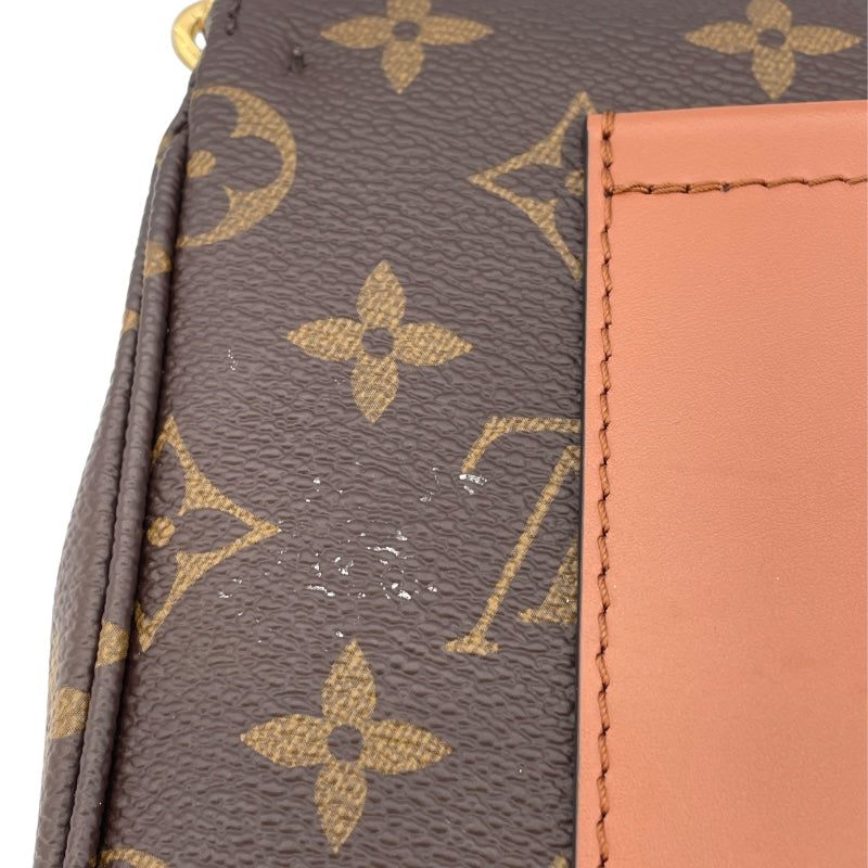 ルイ・ヴィトン LOUIS VUITTON サック・マルソー M46127 ブラウン モノグラム・レザー レディース ショルダーバッグ
