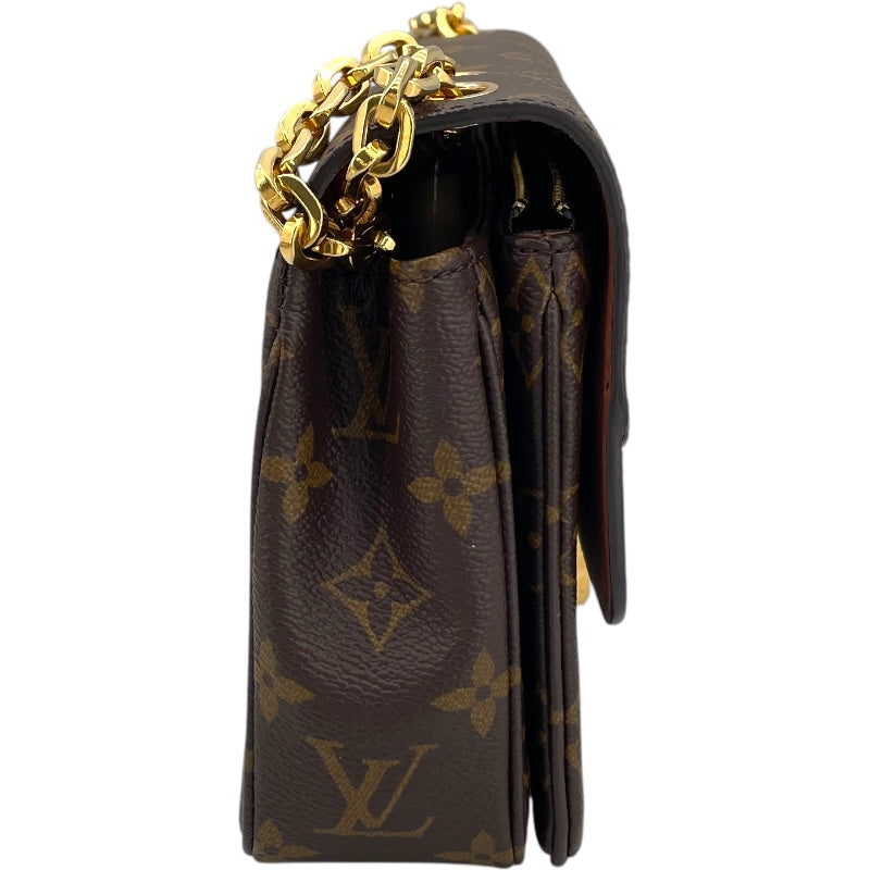 ルイ・ヴィトン LOUIS VUITTON サック・マルソー M46127 ブラウン モノグラム・レザー レディース ショルダーバッグ