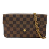 ルイ・ヴィトン LOUIS VUITTON ポシェット・フェリシー N63032 ブラウン ダミエ・エベヌ レディース ショルダーバッグ