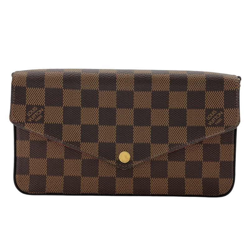 ルイ・ヴィトン LOUIS VUITTON ポシェット・フェリシー N63032 ブラウン ダミエ・エベヌ レディース ショルダーバッグ