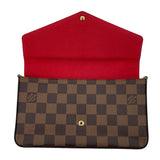 ルイ・ヴィトン LOUIS VUITTON ポシェット・フェリシー N63032 ブラウン ダミエ・エベヌ レディース ショルダーバッグ
